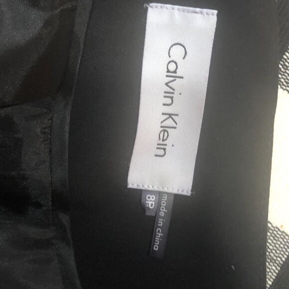 Calvin Klein Tweed Zip Up Jacket Petite Size 8 - Picture 7 of 7